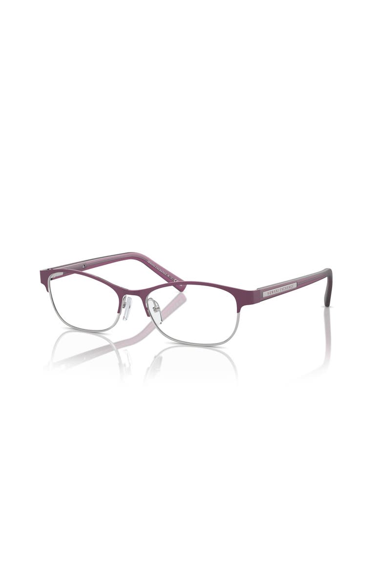 Armani Exchange 53mm Oval optical glasses, Main, color, Red