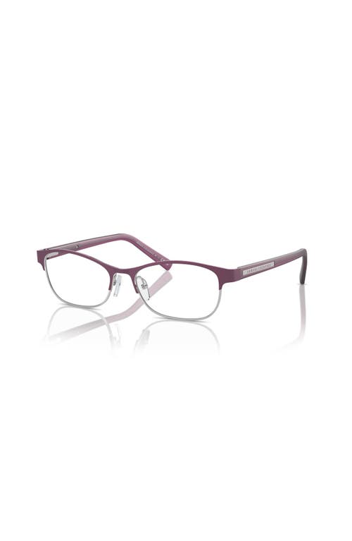 Armani Exchange 53mm Oval Optical Glasses In Pink