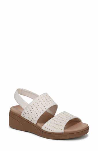 Festive Slingback Platform Wedge Sandal - Wide Width Available