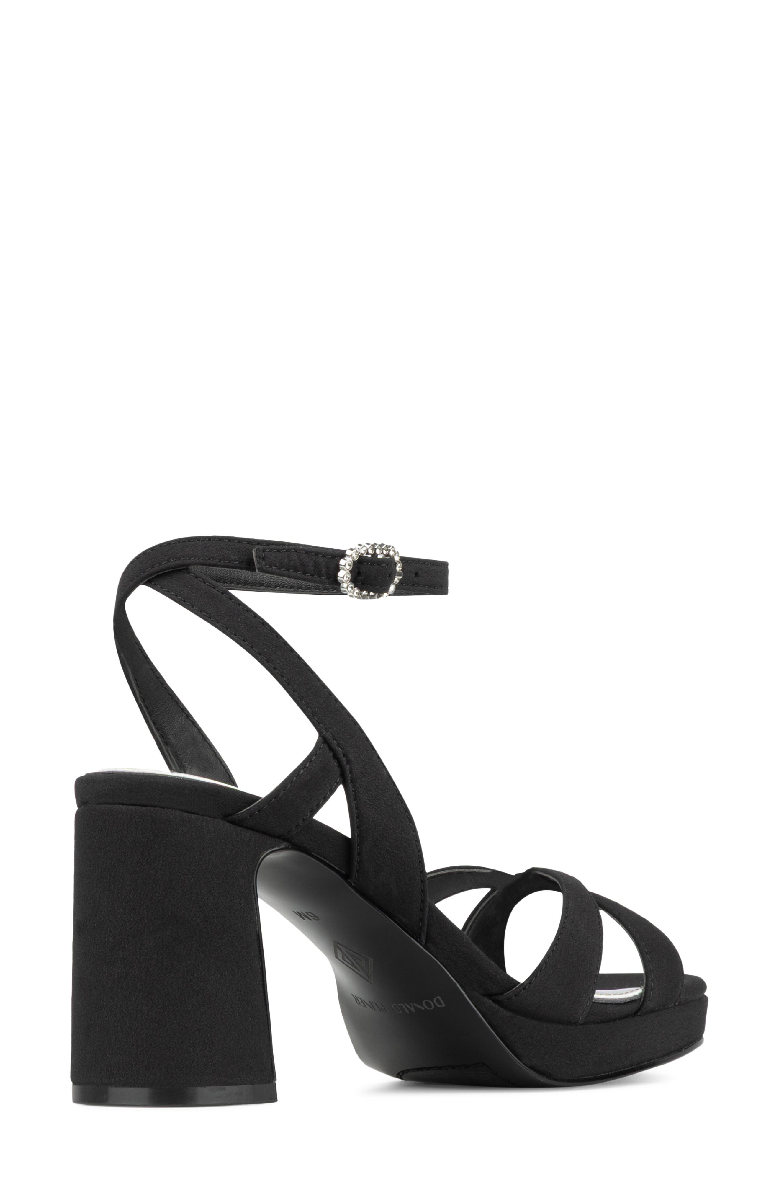 Pheebee Platform Sandal, Alternate, color, BLACK