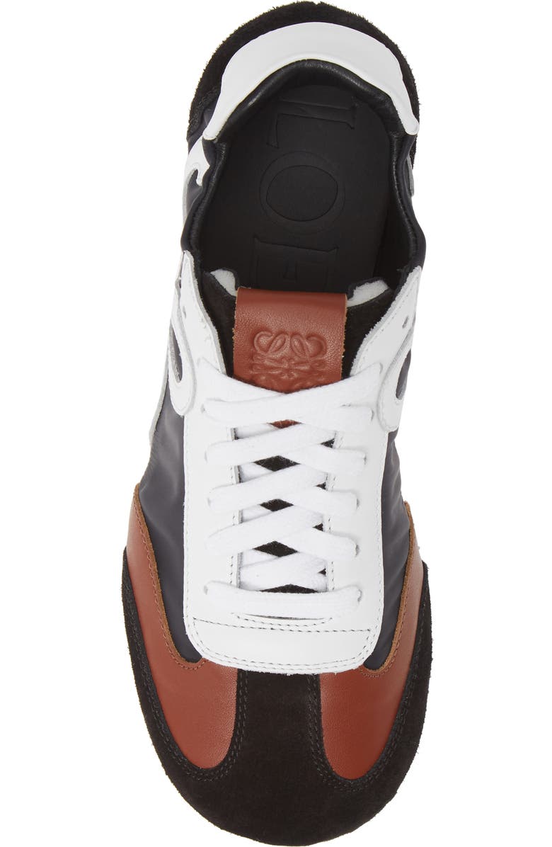 Loewe Scrunch Lace-Up Sneaker, Alternate, color,