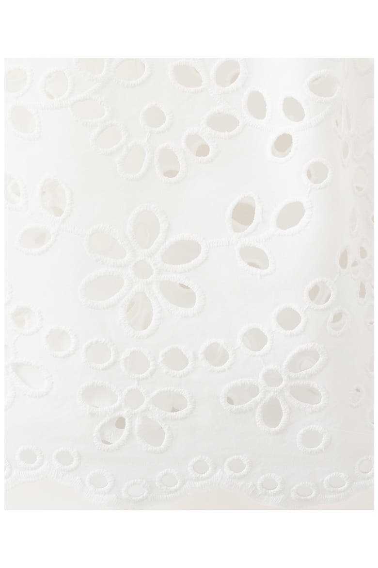 Embroidered Eyelet Maxi Skirt, Alternate, color, OFF WHITE