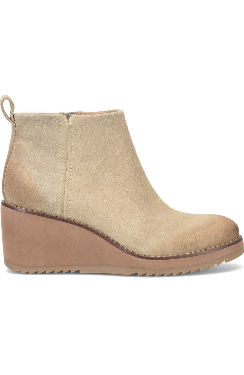 Söfft Eden Wedge Bootie, Alternate, color, Dune