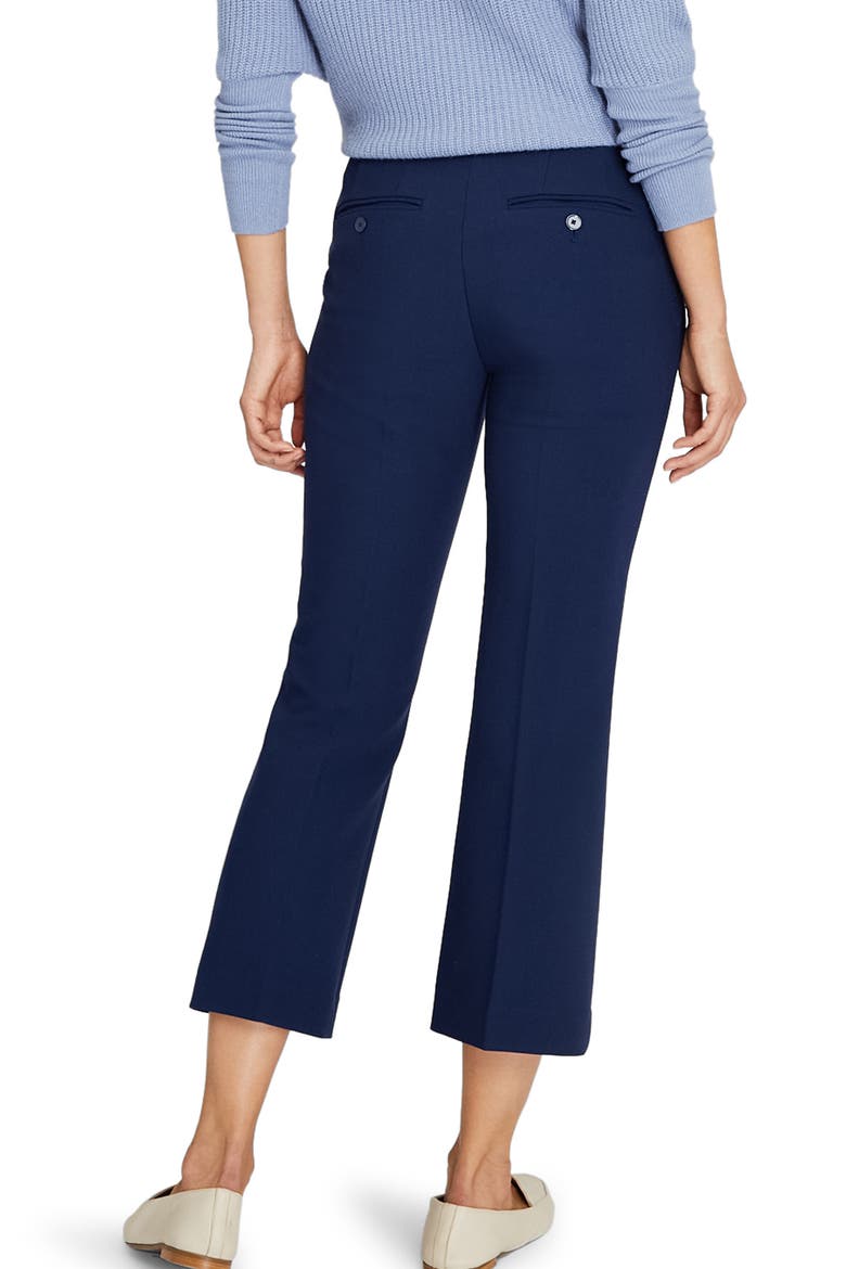 Crop Kick Flare Pants, Alternate, color, NAVY/ BLEU MARINE