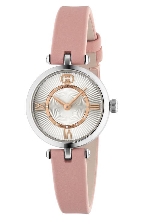 Model 2000 Leather Strap Watch, 24mm