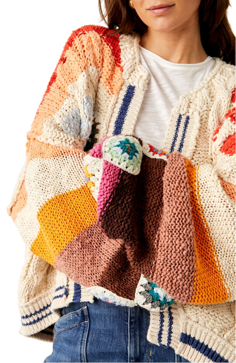 Free People Clear Skies Cardigan, Alternate, color, 