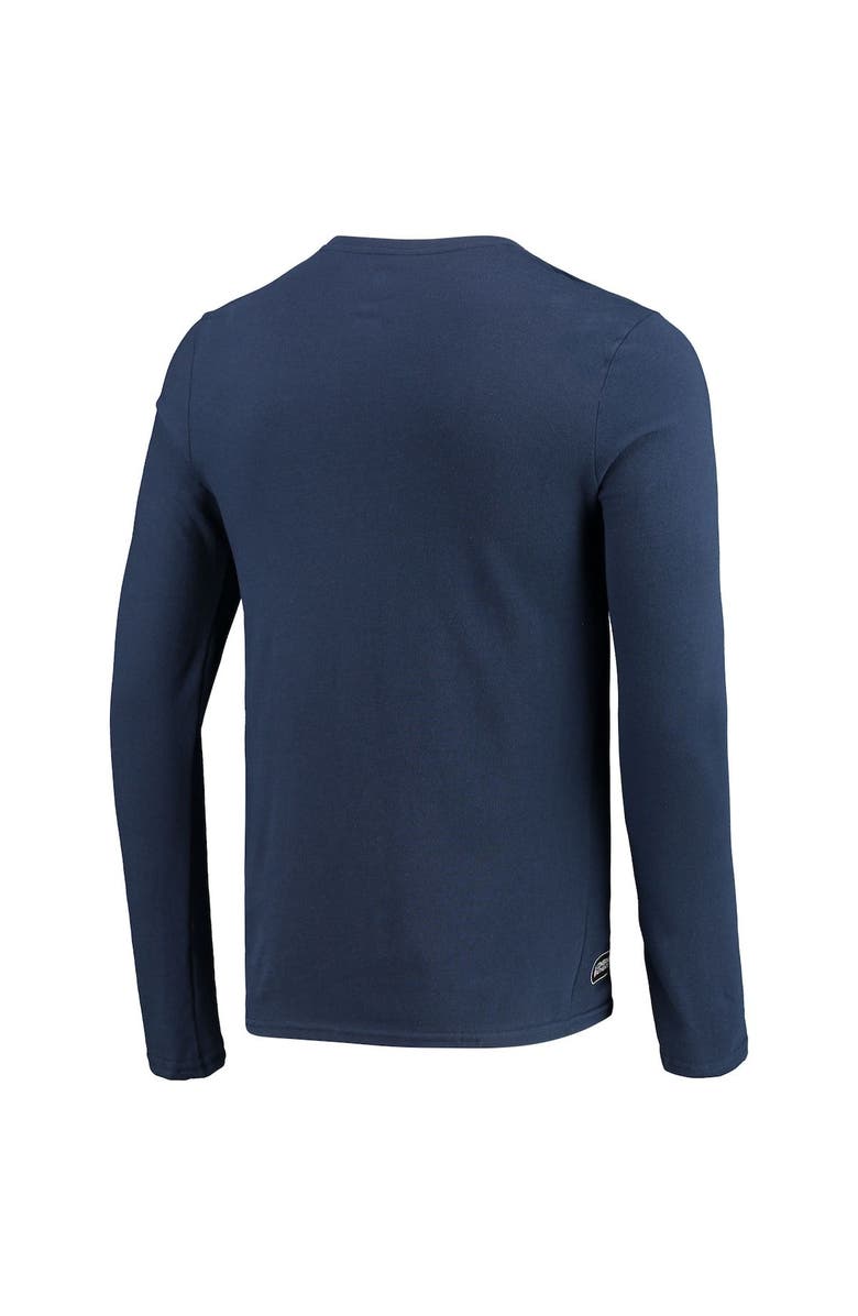 New Era Men's New Era Navy New England Patriots Combine Authentic Static Abbreviation Long Sleeve T-Shirt, Alternate, color, Navy