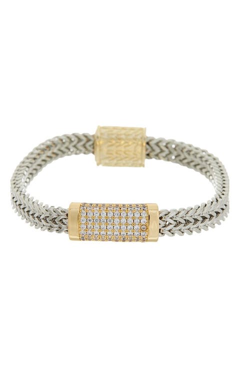 Cubic Zirconia Chain Bracelet