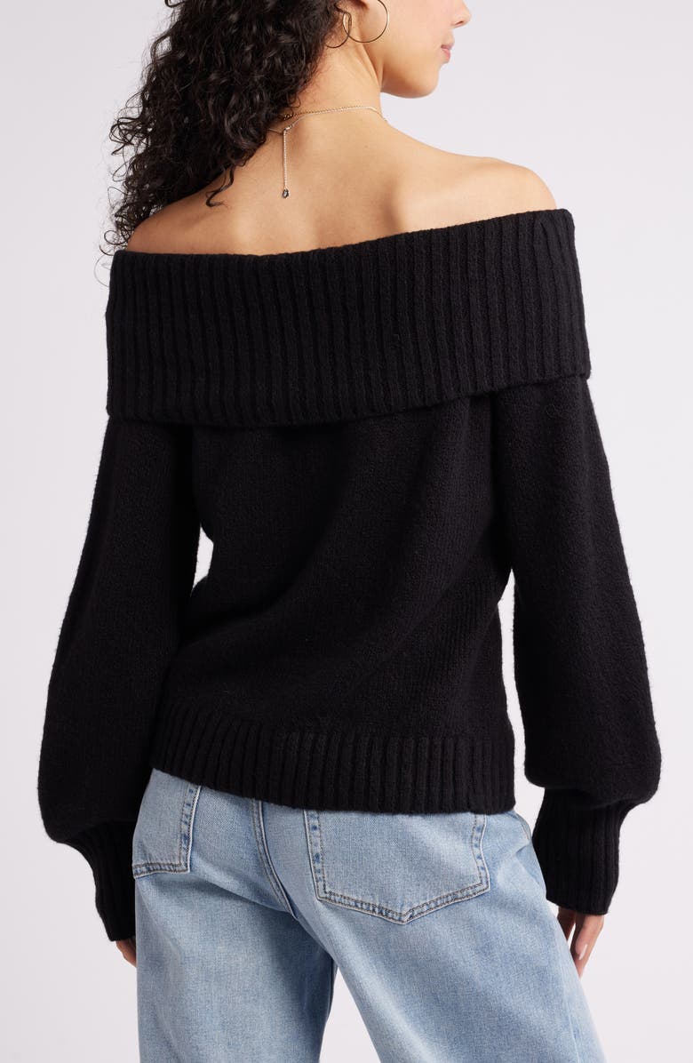 BP. Off the Shoulder Sweater, Alternate, color,