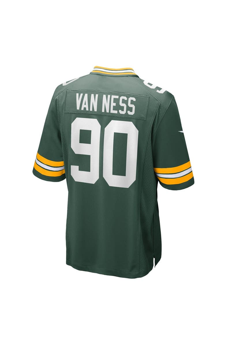 Nike Men's Nike Lukas Van Ness Green Green Bay Packers  Game Jersey, Alternate, color, Green