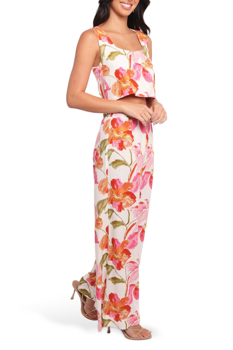 Saffra Wide Leg Pants, Alternate, color, EVERLYN PRINT