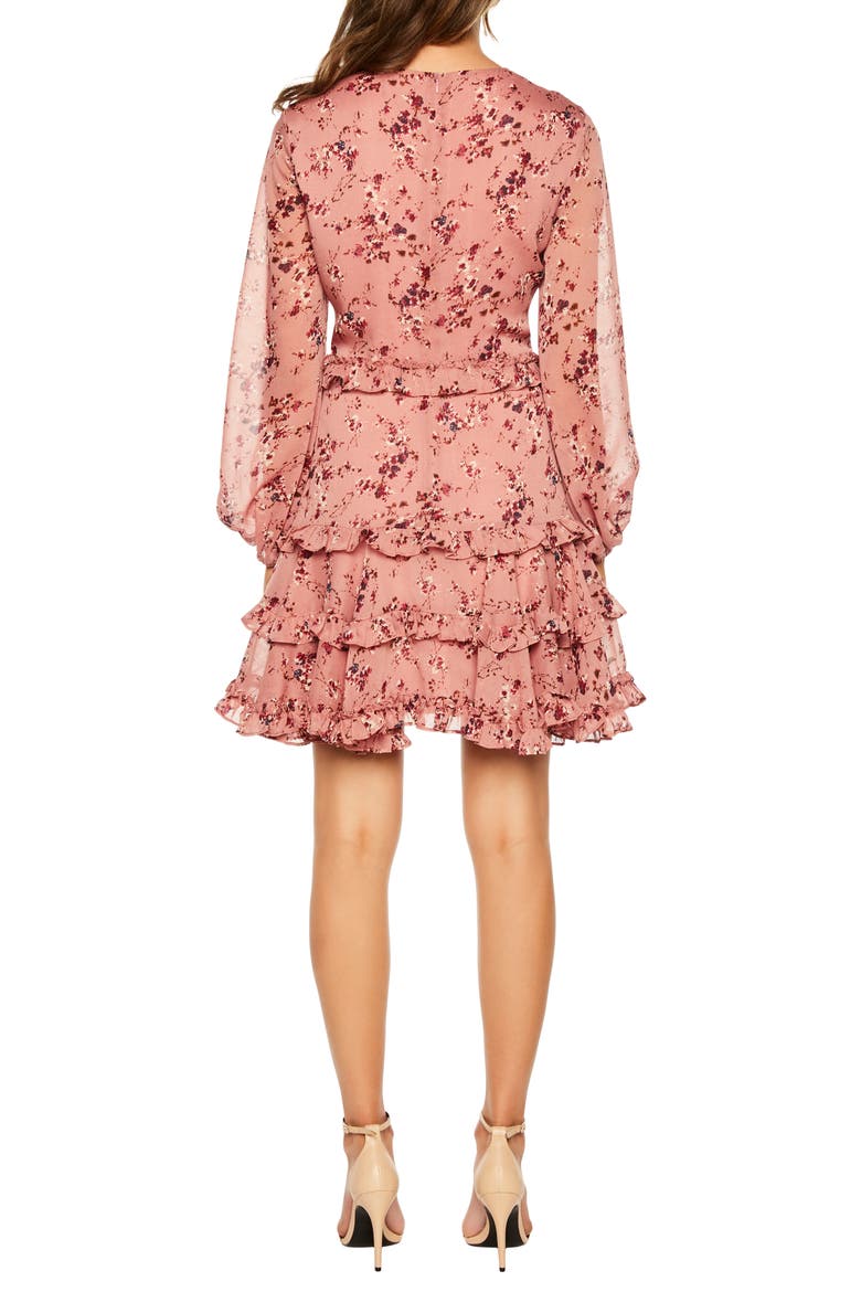 Frill Dress, Alternate, color, ROSE DITSY