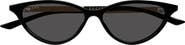 Gucci 54mm Gradient Polarized Cat Eye Sunglasses