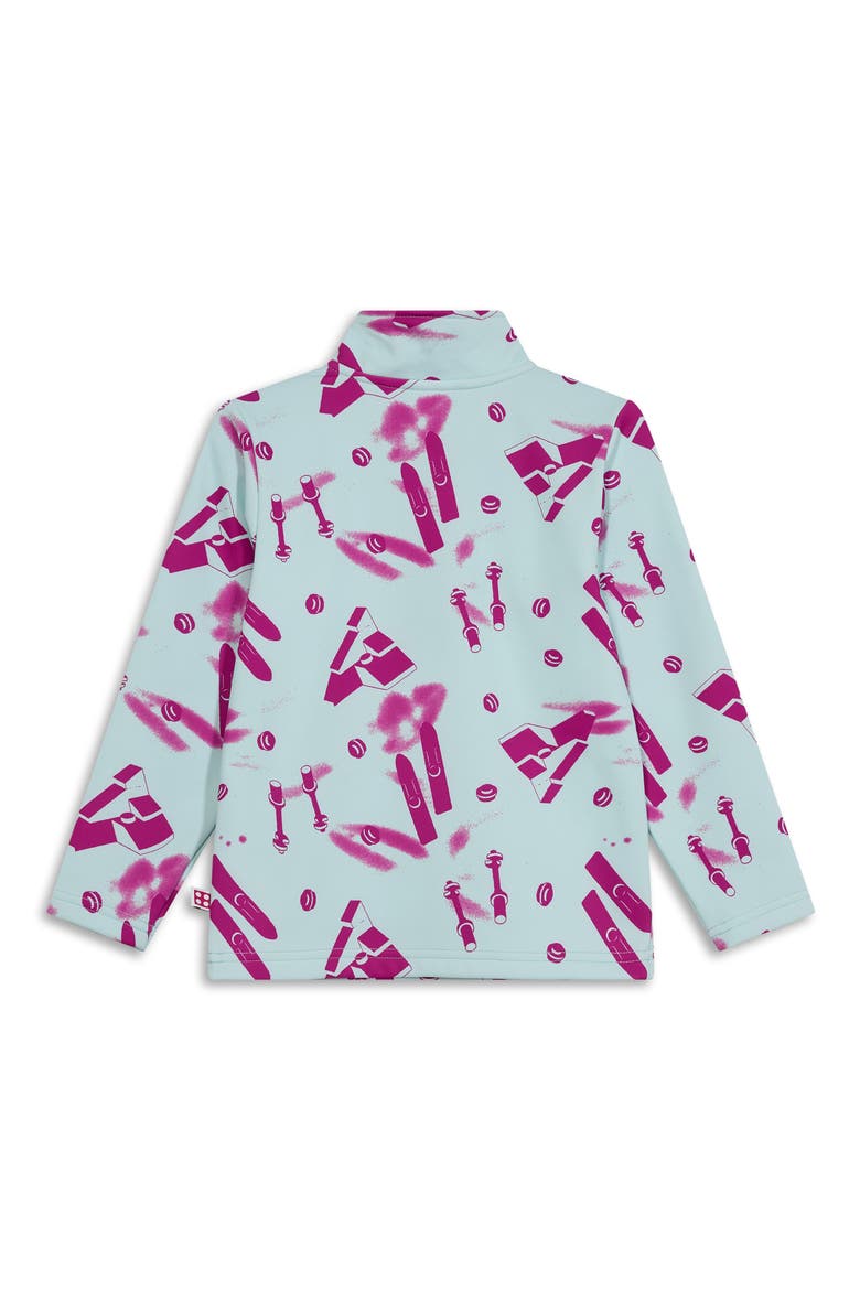 Kids' LEGO Fleece Half-Zip Pullover, Alternate, color, PINK