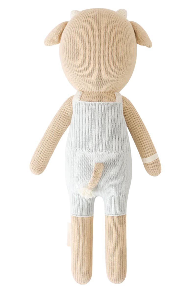 cuddle+kind Asher the Cow Stuffed Animal, Alternate, color, Blue