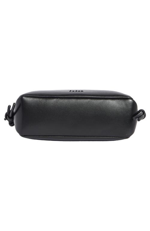 Furla Elettra Mini Leather Camera Crossbody Bag In Black