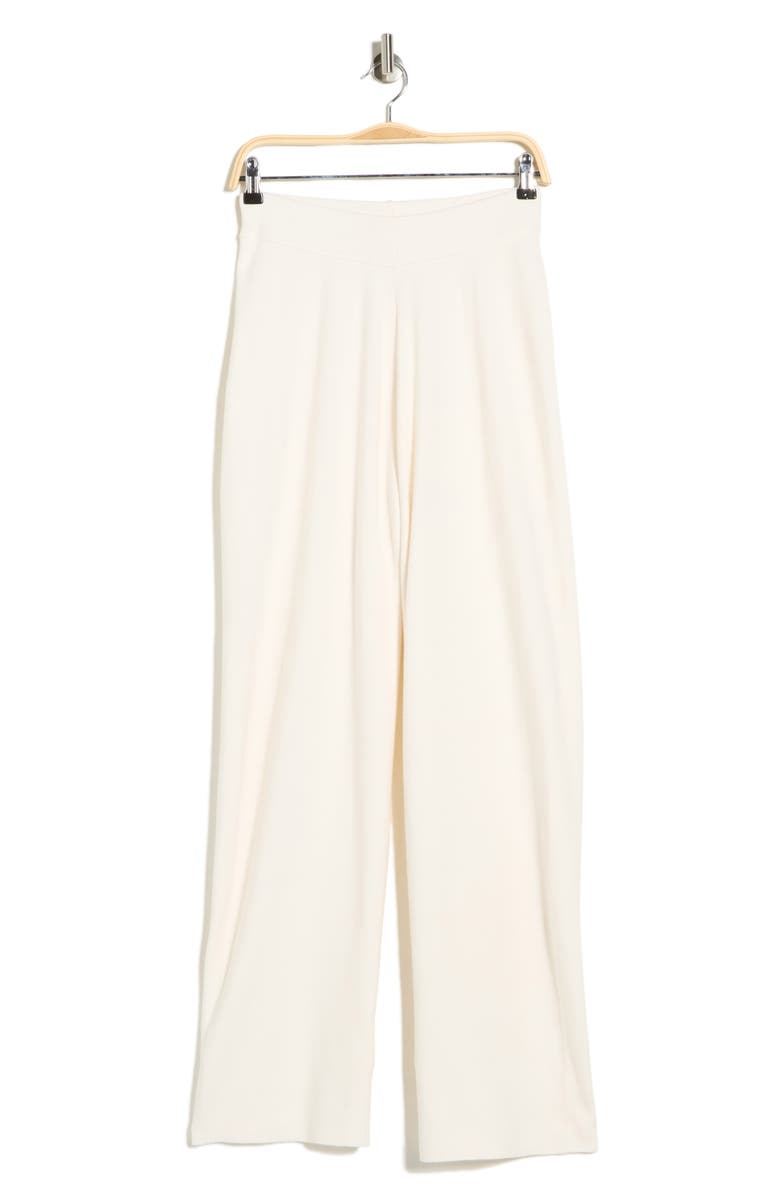 NYDJ Luxe Flare Lounge Pants, Main, color, Heather Seaside Sand