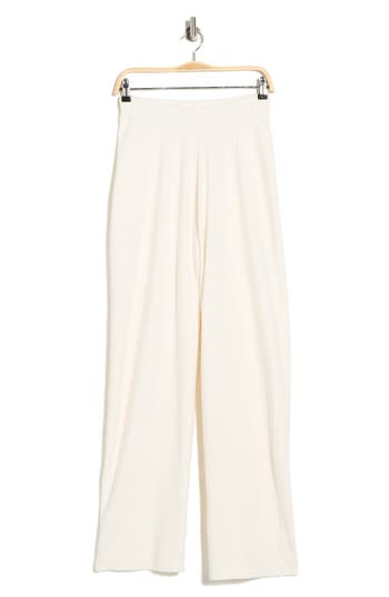 Nydj Luxe Flare Lounge Pants In Neutral