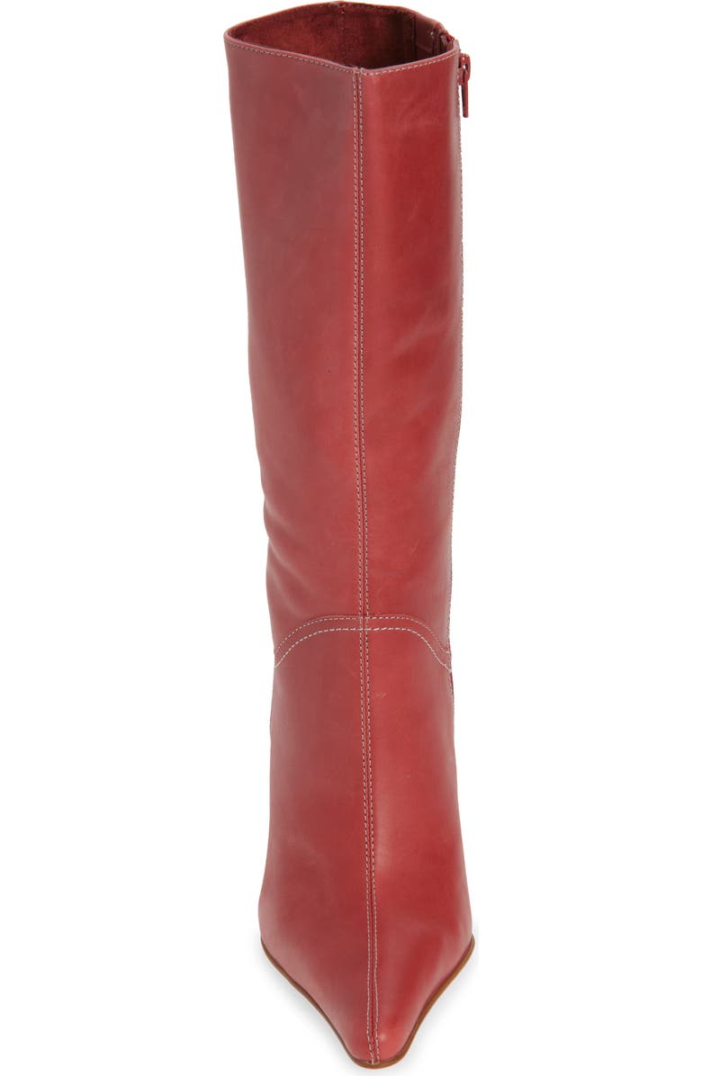Jeffrey Campbell Dotty Boot, Alternate, color, Dusty Red