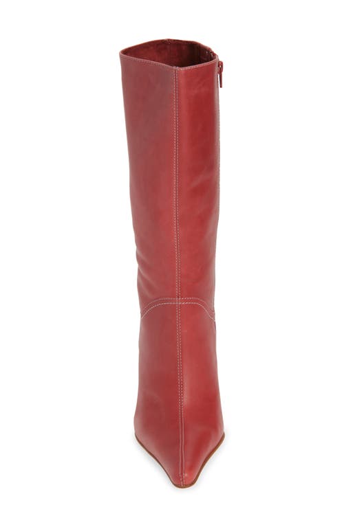 Jeffrey Campbell Dotty Boot In Red