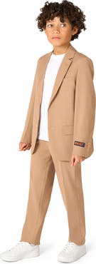 OppoSuits Kids' Daily Dark Sand Stretch Suit