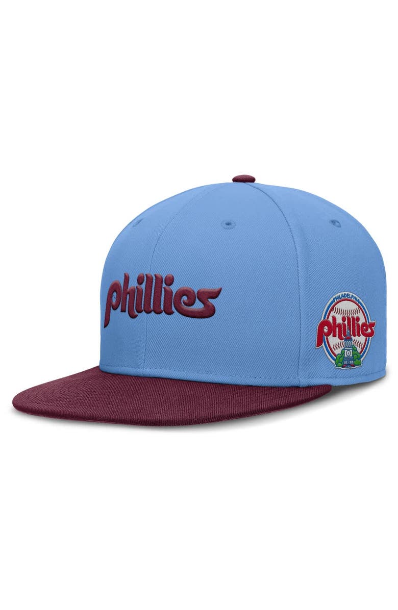 Nike Men's Nike Light Blue Philadelphia Phillies True Performance Fitted Hat, Alternate, color,