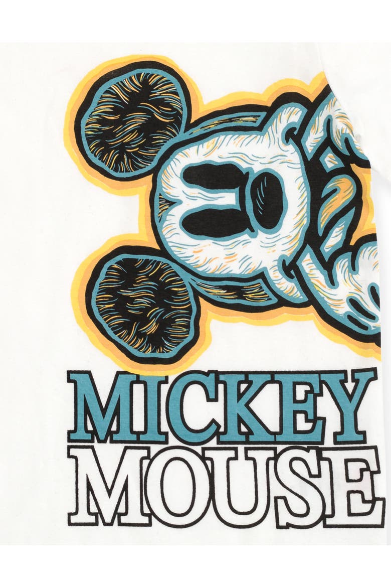 Mickey Mouse 2-Piece T-Shirt and Shorts Set, Alternate, color, Mickey White Blue