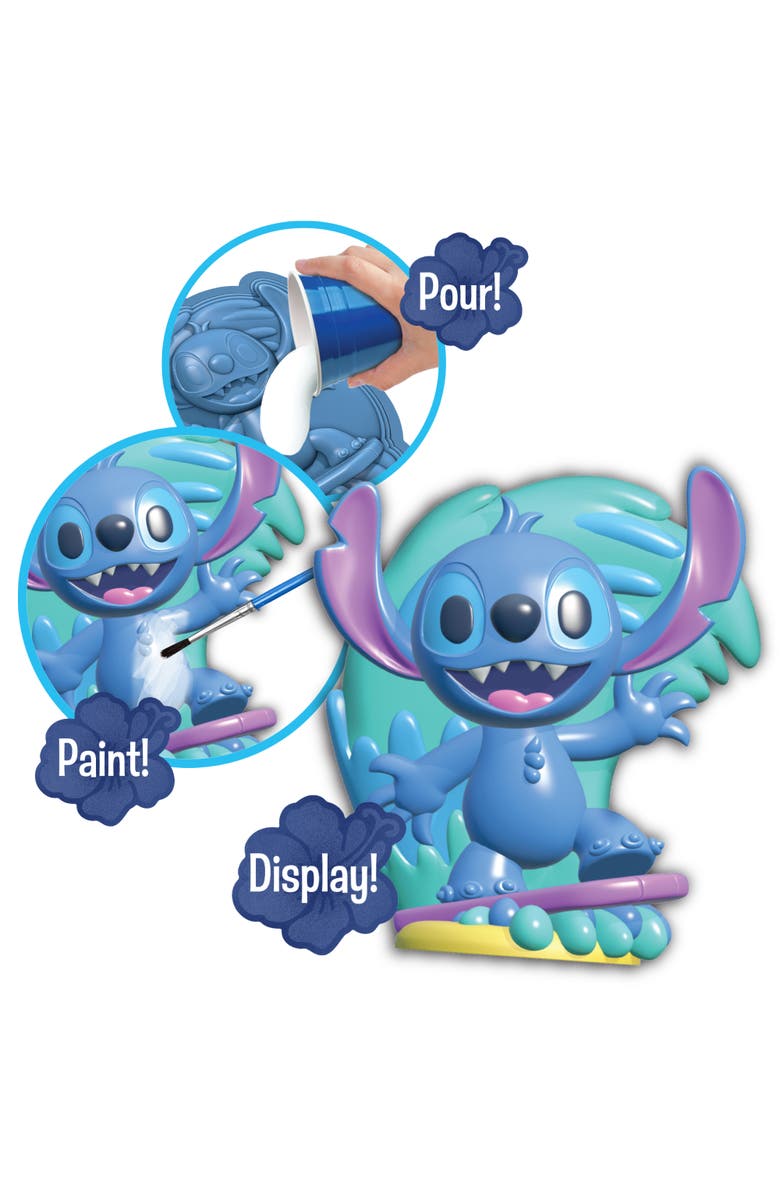 Disney 3 In 1 Activity Setm Disney Stitch, Craft Kit, 3 DIY Creations, Kids 6+, Alternate, color, Multicolored
