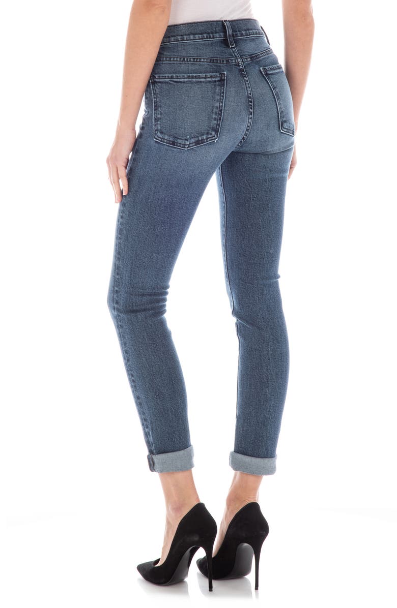 Fidelity Denim Oh Boy Distressed Boyfriend Jeans, Alternate, color, 