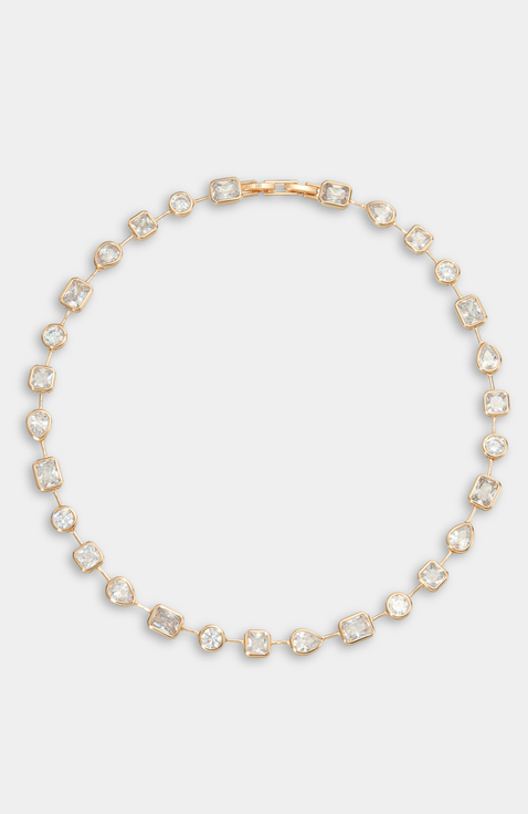 Naomie Bezel Set Tennis Necklace