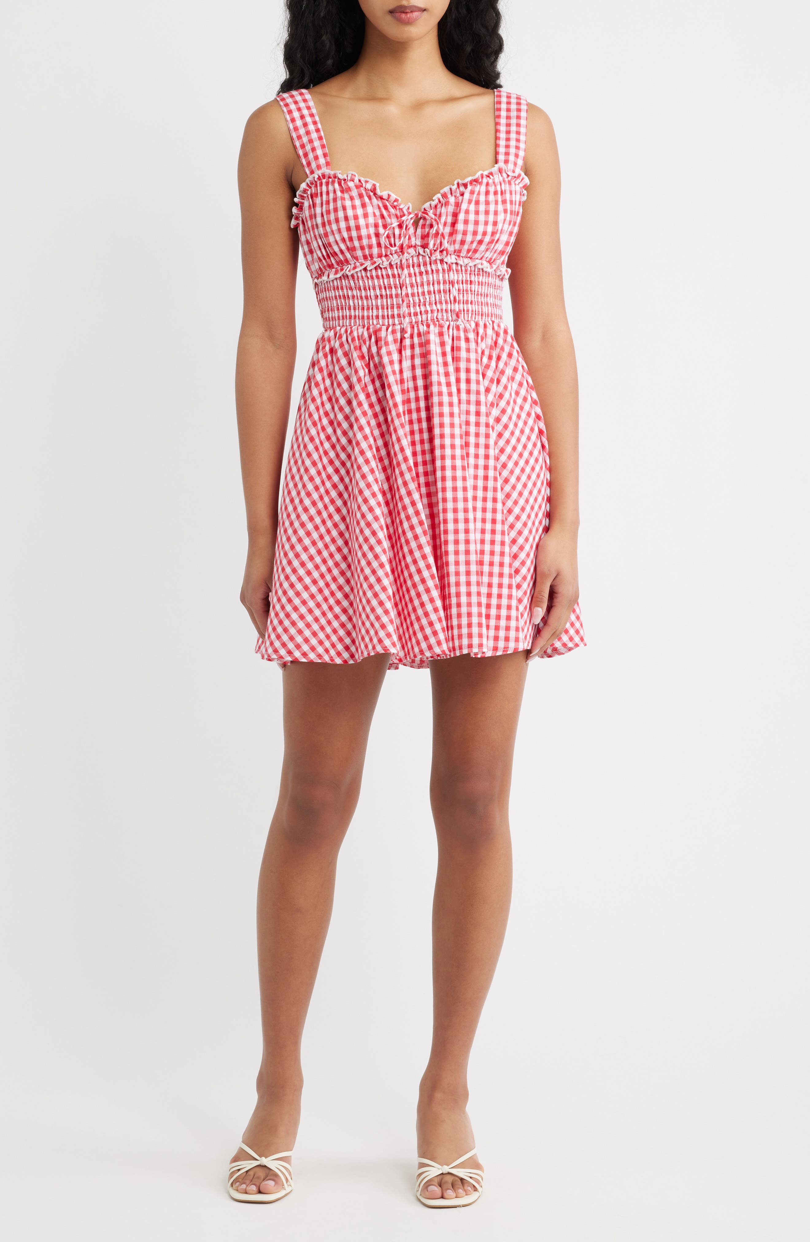 selected RED GINGHAM