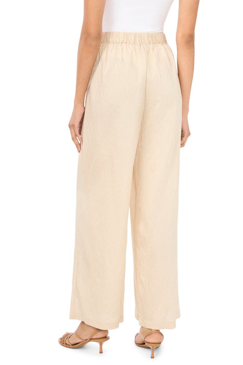 Pleated Wide Leg Pants, Alternate, color, BIRCH