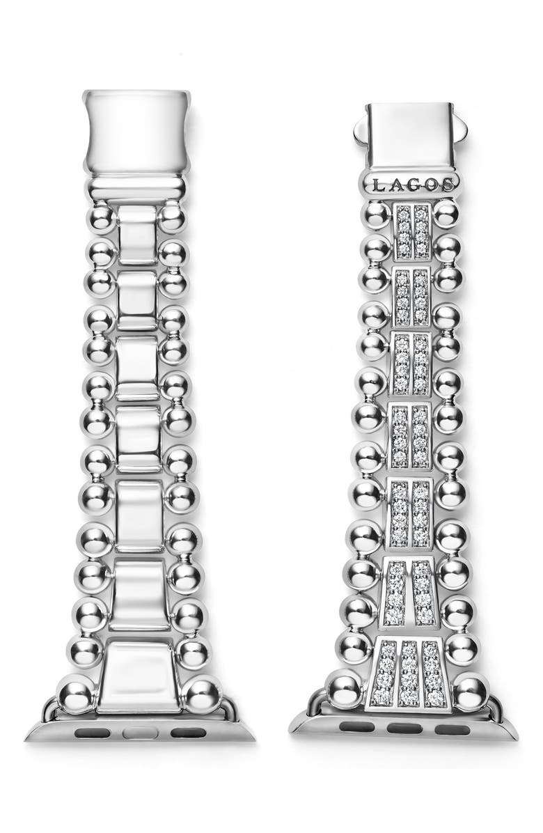 LAGOS Smart Caviar 20mm Diamond Apple Watch<sup>®</sup> Watchband, Main, color,