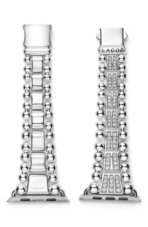 Smart Caviar 20mm Diamond Apple Watch® Watchband
