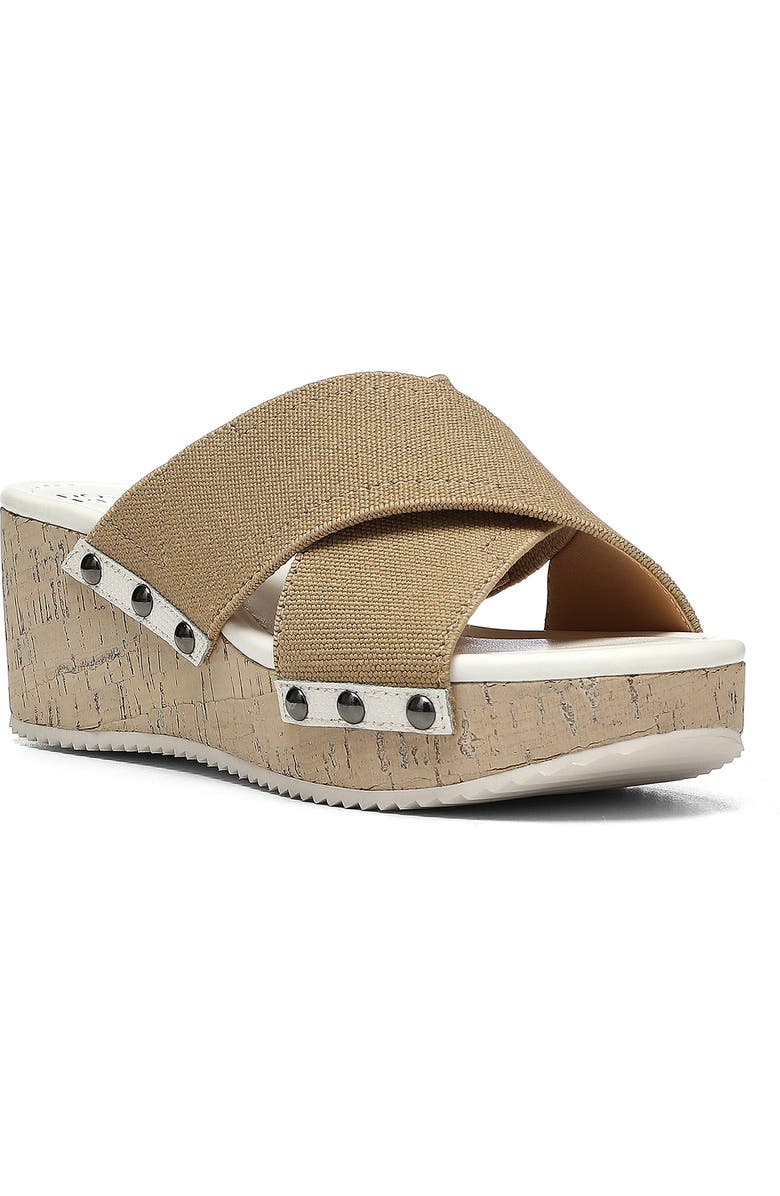 Donald Pliner Summera Wedge Sandal, Main, color, Natural-Nat