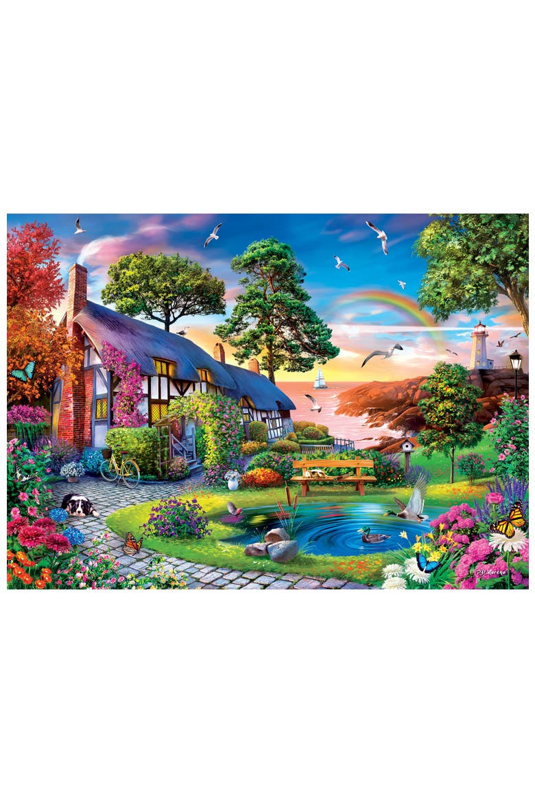 Rainbow 1000 Piece Jigsaw Puzzle, Alternate, color, Multicolor