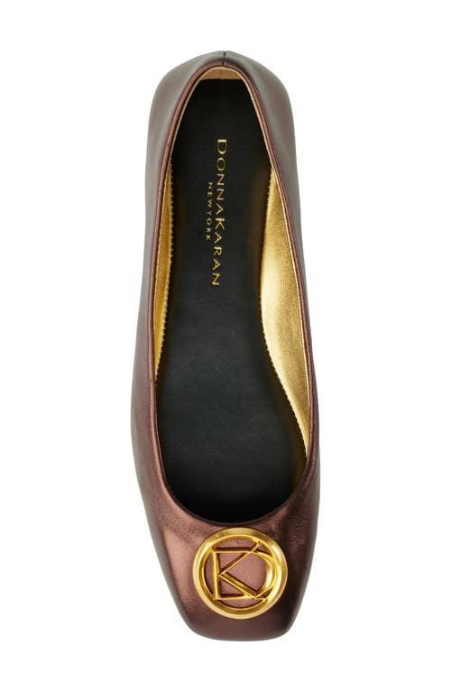 Donna Karan New York Kylee Ballet Flat In Dk Copper