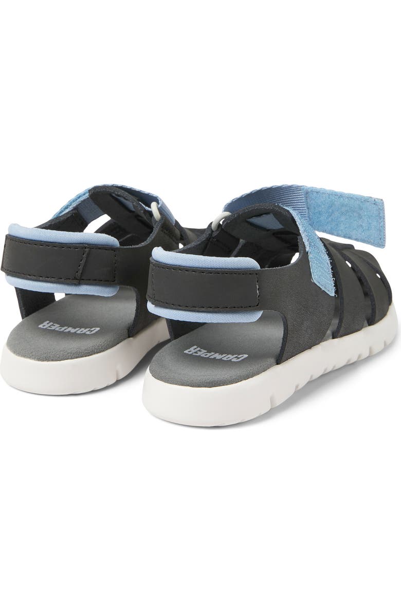 Camper Kids' Oruga Sandal, Alternate, color, Black