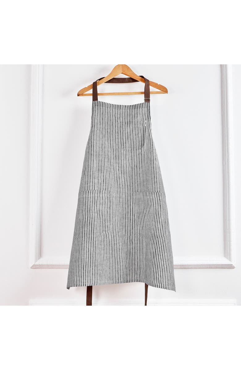 Solino Home Linen Bib Apron, 33" x 30" Inch, Alternate, color, 