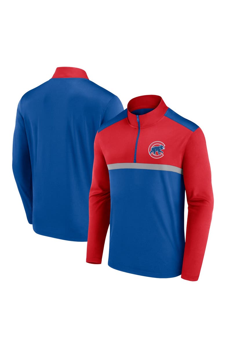 FANATICS Men's Fanatics Royal Chicago Cubs Unstoppable Quarter-Zip Top, Alternate, color, Royal