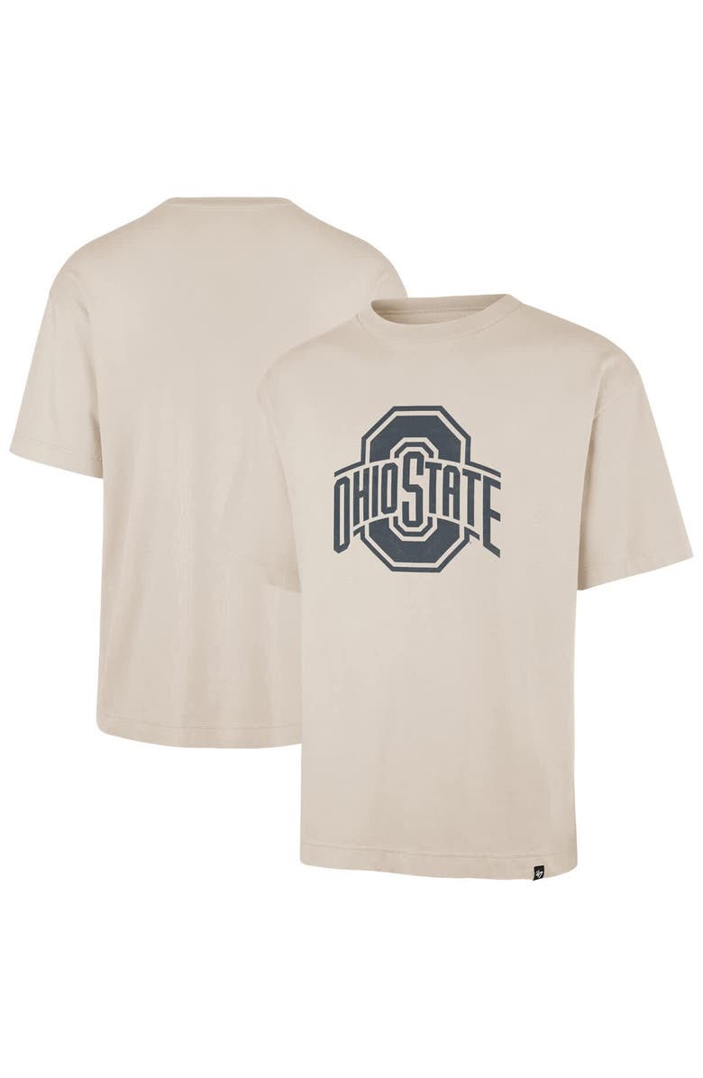 '47 Men's '47 Cream Ohio State Buckeyes Ravine Foundation T-Shirt, Main, color,