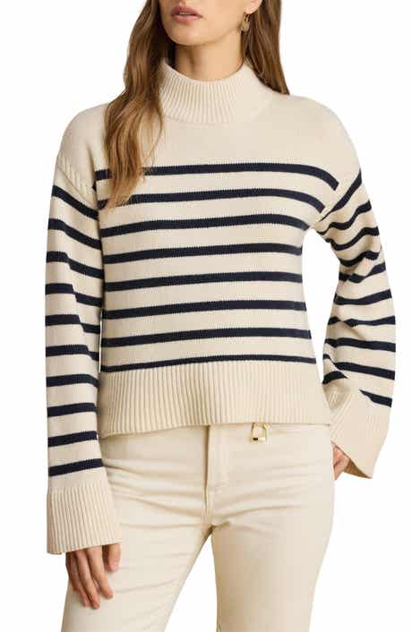 Lauren Ralph Lauren Stripe Wool Blend Sweater