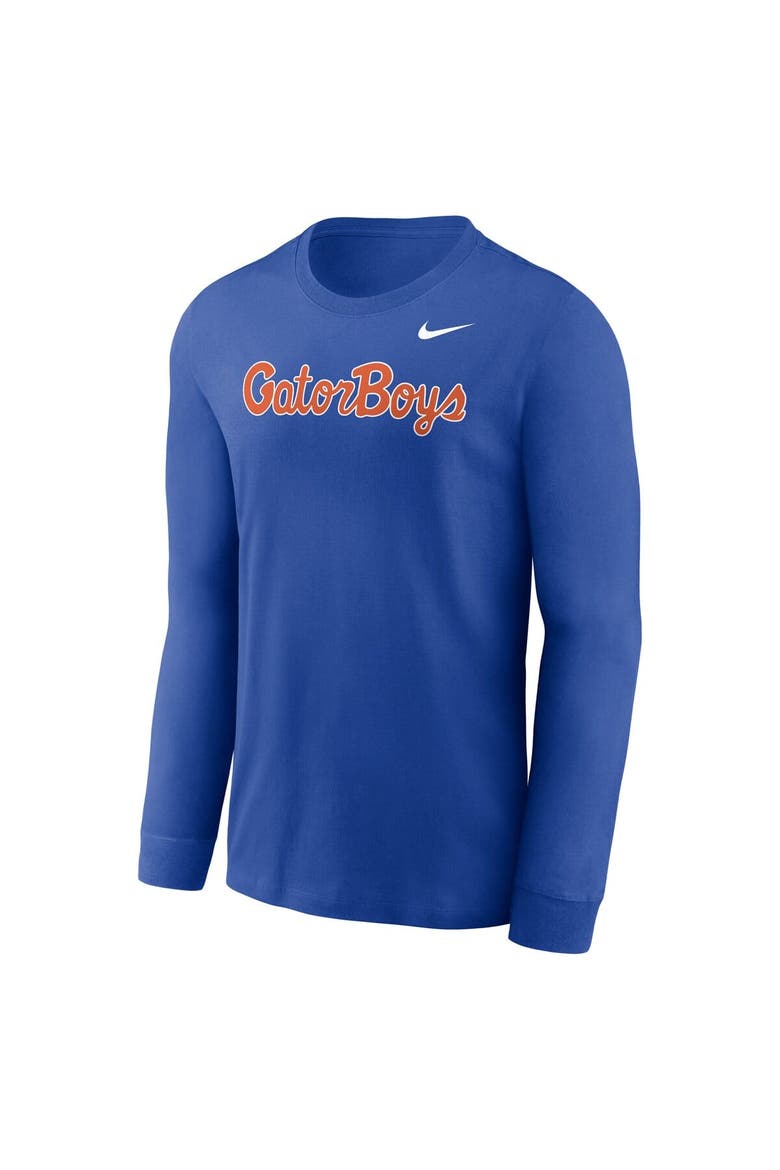 Men's Nike Royal Florida Gators GatorBoys Long Sleeve T-Shirt, Alternate, color, Royal