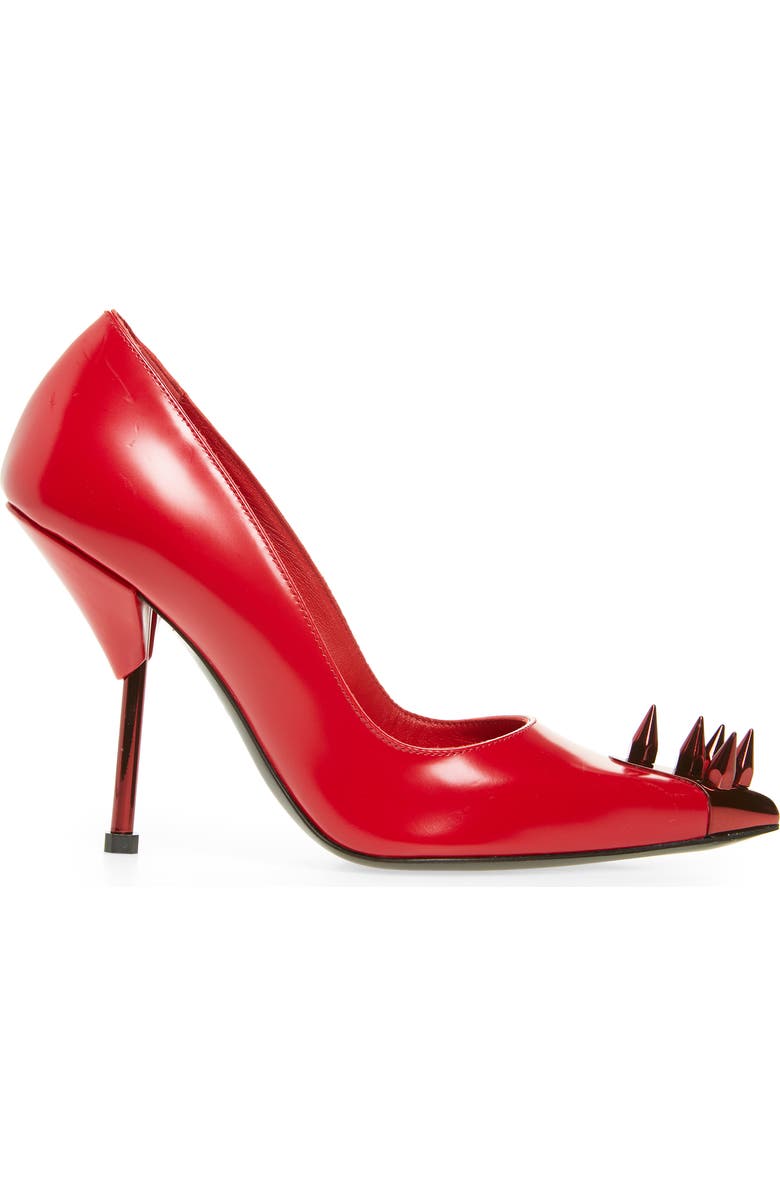 McQueen Punk Stud Pointed Toe Pump, Alternate, color,