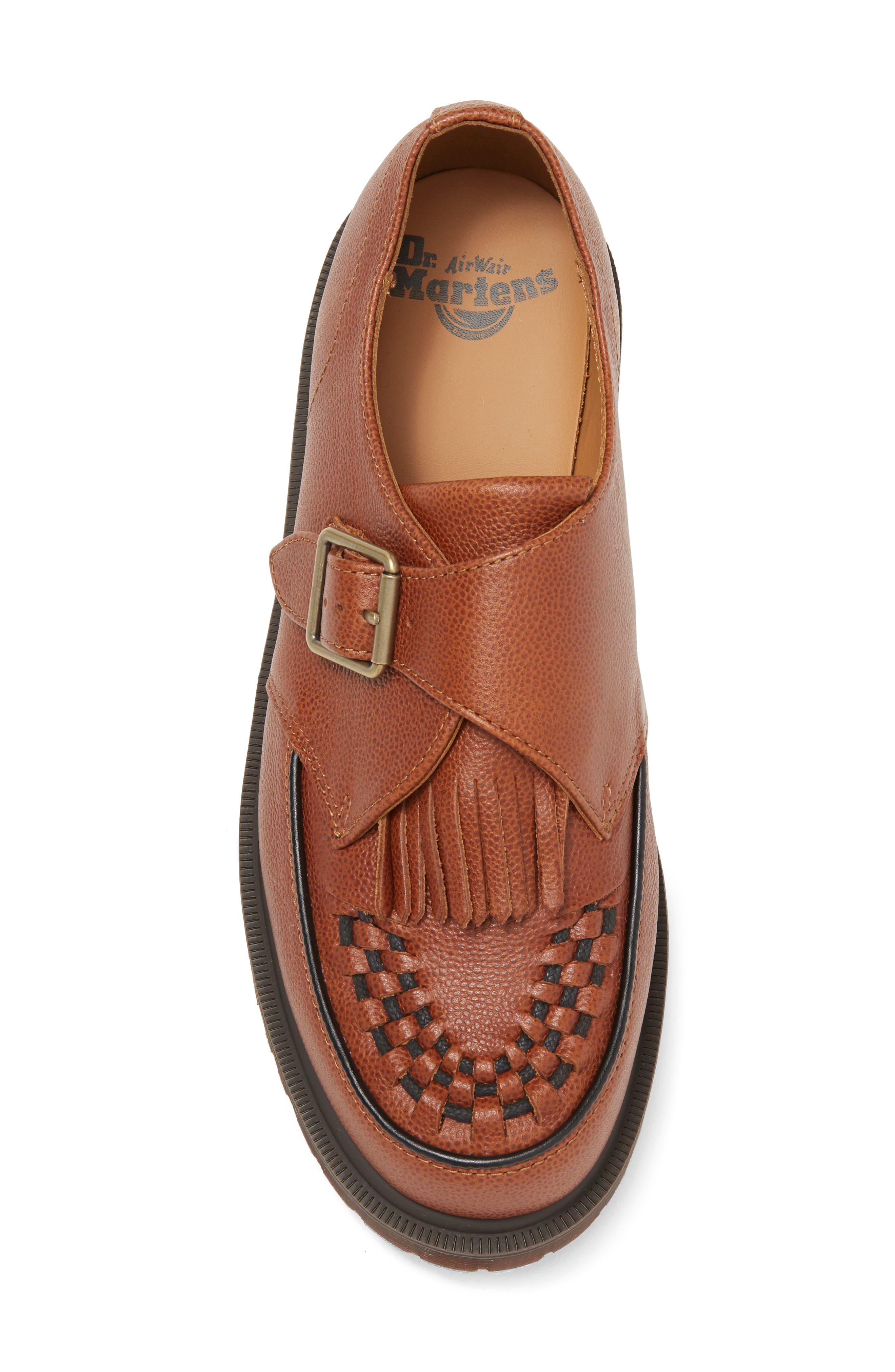 Dr. Martens Ramsey Westminster Kiltie Monk Strap Creeper Shoe, Alternate, color, 