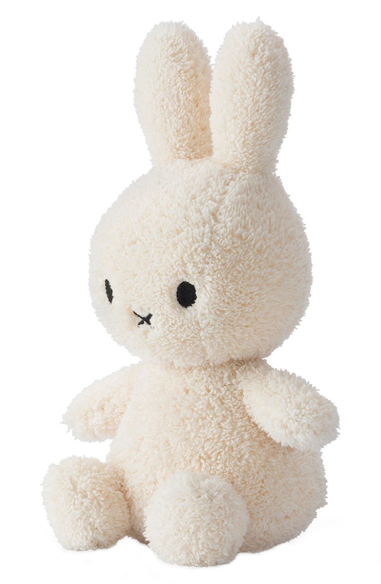 Bon Ton Toys x Miffy Sitting Terry Cloth Stuffed Animal, Alternate, color, Cream