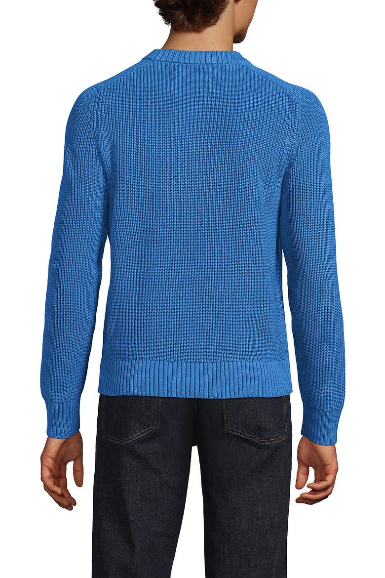 Drifter Cotton Crewneck Sweater, Alternate, color, Blue Hyacinth