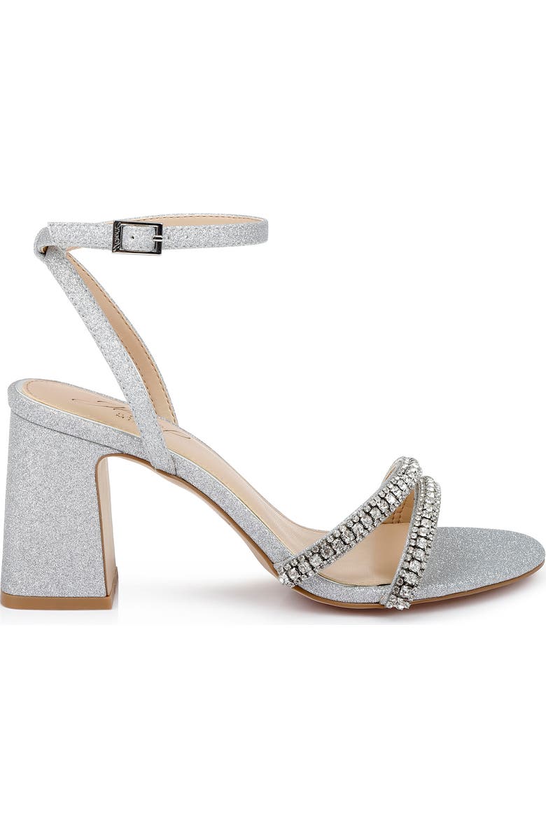 Jewel Badgley Mischka Rosa Ankle Strap Sandal, Alternate, color,