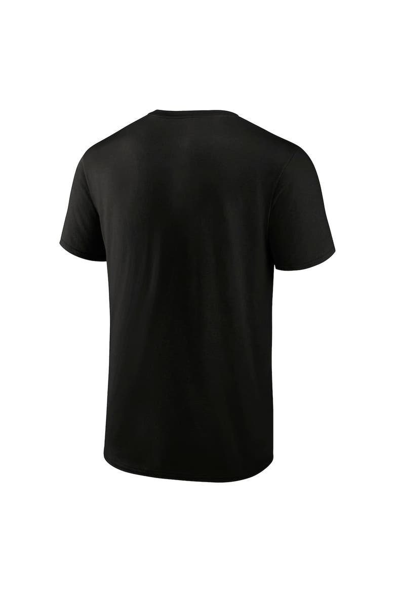Men's Profile  Black Miami Marlins Big & Tall Distressed Logo T-Shirt, Alternate, color, Black