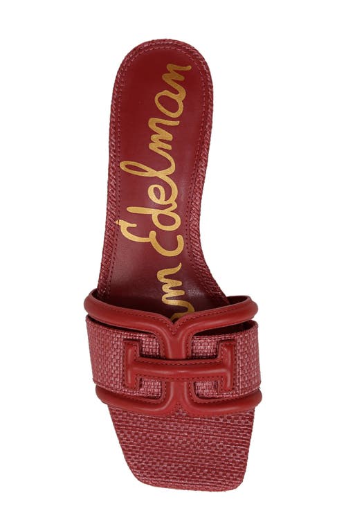 Shop Sam Edelman Waylon Slide Sandal In Dark Rose